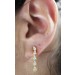 Diamant Ohrstecker Gelbgold 585 14K Brillanten 0.17ct. TW VSI