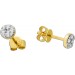 Diamant Ohrstecker Gelbgold 585 14K Brillanten 0.27ct