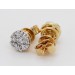 Brillant Ohrstecker Gelbgold 585 14 Karat 26 Brillanten 0.60ct. TW VSI