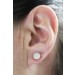 Brillant Ohrstecker Gelbgold 585 14 Karat 26 Brillanten 0.60ct. TW VSI