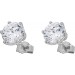 Solitär Ohrstecker 2.0ct F VSI Weißgold 585 14K Lab Grown Diamanten 