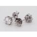 Solitär Ohrstecker 0.80ct F VSI Weißgold 585 Lab Grown Diamanten