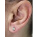 Solitär Ohrstecker 0.80ct F VSI Weißgold 585 Lab Grown Diamanten