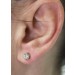 Solitär Ohrstecker 0.80ct F VSI Gelbgold 585 14K Lab Grown Diamanten