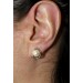 Perlenohrstecker Gelbgold 333 8K Süßwasserperlen 7.6mm