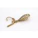 Ohrhänger Gelbgold 585 14 Karat Spiral Design 