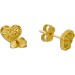 Herzohrstecker Gelbgold 585 14 Karat Herzohrringe