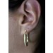Creolen Gelbgold 333 8K 25mm Klapp Scharnier