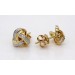 Infinit Endless Diamant Ohrstecker Gelbgold 585 Brillanten 0.05ct