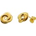 Endless Infinity Knoten Ohrstecker Gelbgold 585 14 Karat  