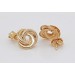 Endless Infinity Knoten Ohrstecker Gelbgold 585 14 Karat  