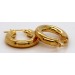 Creolen 18mm Gelbgold 750 18 Karat Klappscharnier