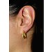 Creolen 18mm Gelbgold 750 18 Karat Klappscharnier