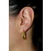 Creolen 23mm Gelbgold 750 18 Karat Klappscharnier