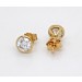 Brillant Ohrstecker 1ct Gold 585 14K Lab Grown Diamanten F VS