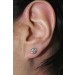 Solitär Ohrstecker 1.0ct Weißgold 585 14K Lab Grown Diamanten