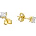 Diamant Ohrstecker 0.50ct Gold 585 14K Lab Grown Diamanten