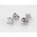 Solitär Ohrstecker 0.50ct Weißgold 585 14K Lab Grown Diamanten