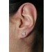 Brillant Ohrstecker 1ct Princess Cut Weissgold 585 14K Lab Grown