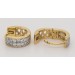 Diamant Creolen 0.25ct Gold 585 14K Lab Grown Brillanten IGI