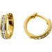 Diamant Creolen 0.25ct Gold 585 14K Lab Grown Brillanten IGI