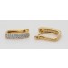 Diamant Creolen 0.25ct Gold 585 14 Karat Lab Grown Brillanten IGI
