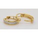Diamant Creolen 0.25ct Gold 585 14 Karat Lab Grown Brillanten IGI
