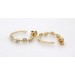 Brillant Creolen Gold 585 14 Karat Diamanten 0.20ct