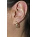 Brillant Creolen Gold 585 14 Karat Diamanten 0.20ct
