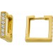 Diamant Creolen Gold 585 14K Lab Grown Diamanten 0.32ct