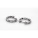 Diamant Creolen Weißgold 585 14K Lab Grown Diamanten 0.53ct