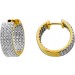 Brillant Creolen 2ct. Gold 585 14K Lab Grown Diamanten IGI Zertifikat
