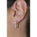 Brillant Creolen 1ct Gold 585 14K Lab Grown Diamanten IGI Zertifikat