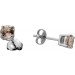 Morganit Ohrstecker Platin 950 rosa Edelsteine 0.86ct