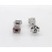 Morganit Ohrstecker Platin 950 rosa Edelsteine 0.86ct