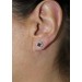 Brillant Ohrstecker Platin 950 pinke Diamanten Natur Brillanten 0,75ct