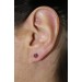 Brillant Ohrstecker 950 Platin pinke Natur Diamanten 0.50ct