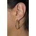 Creolen Hoops 33mm Gold 750 18 Karat Uno A Erre