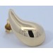 Tropfen Ohrstecker Gelbgold 585 14 Karat halbmassiv