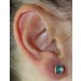 Topas Ohrstecker Gold 585 14K hellblaue Swiss Blautopase 2.64ct 