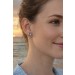Topas Ohrstecker Gold 585 14K hellblaue Swiss Blautopase 2.64ct 