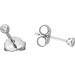Diamant Ohrringe Weißgold 585 14K Lab Grown Diamanten 0.10ct