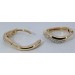 Brillant Creolen Gold 585 14K Natur Diamanten 0.11ct