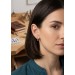 Diamant Creolen Gold 375 9K Natur Diamanten 0.08ct.