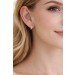 Brillant Creolen Gold 375 9K Lab Grown Diamanten 0.16ct