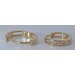 Brillant Creolen Gold 375 9K Lab Grown Diamanten 0.16ct