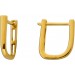 Hoop Ohrringe Creolen Gold 375 9K Klapp Scharnier