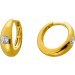 Diamant Creolen Gold 375 9K Lab Grown Diamanten 0.14ct