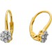 Diamant Ohrhänger Gold 585 14K Natur Diamanten 0.50ct