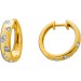 Diamant Creolen Gold 333 8K Lab Grown Diamanten 0.33ct